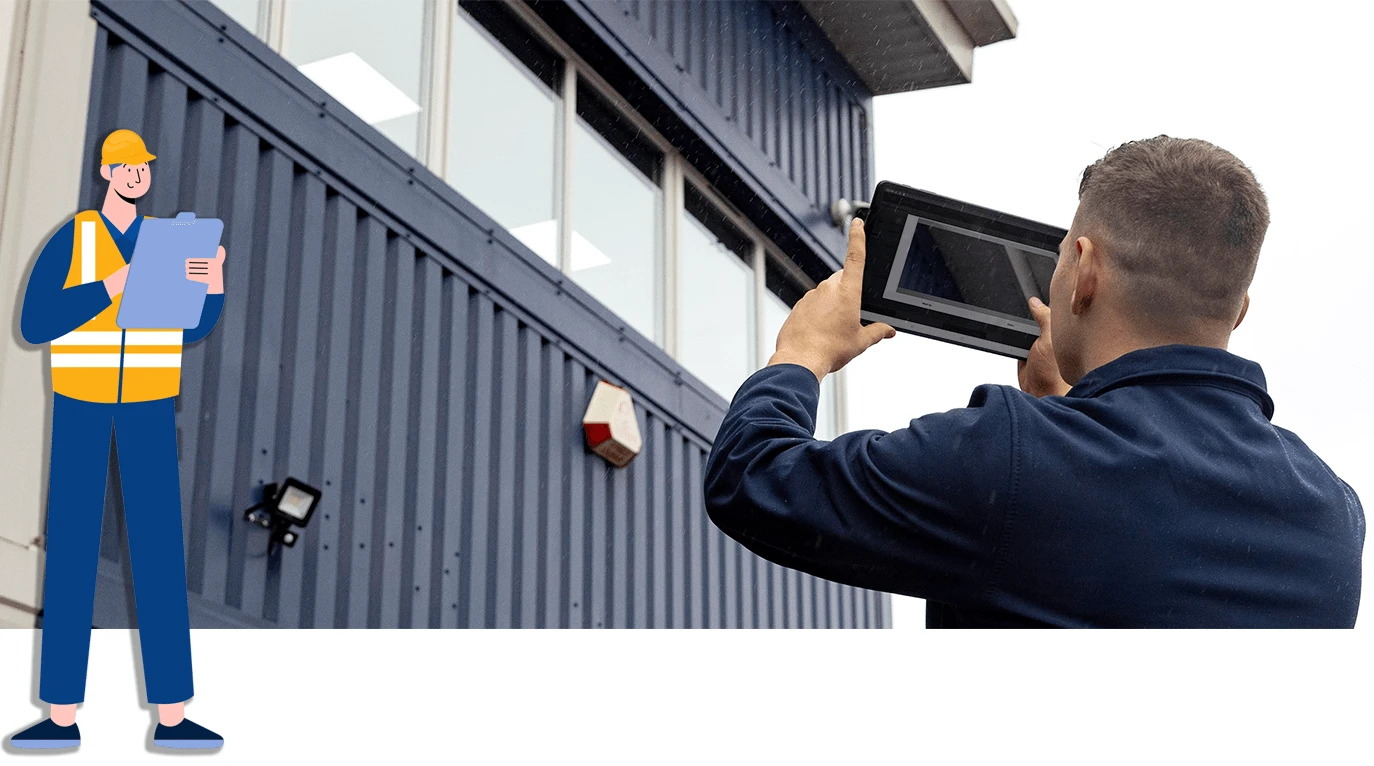 Asbestos surveying with TEAMS Software