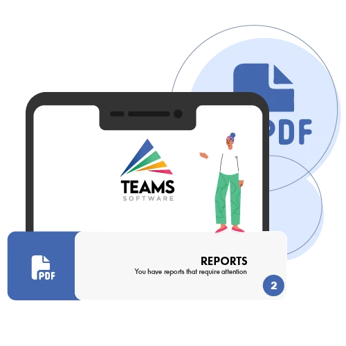 Image showing comapnion app and person walking on phone