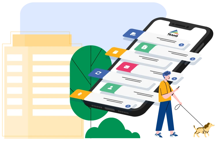 A graphic to show the companion app