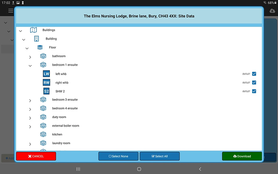 Monitoring Data Selection