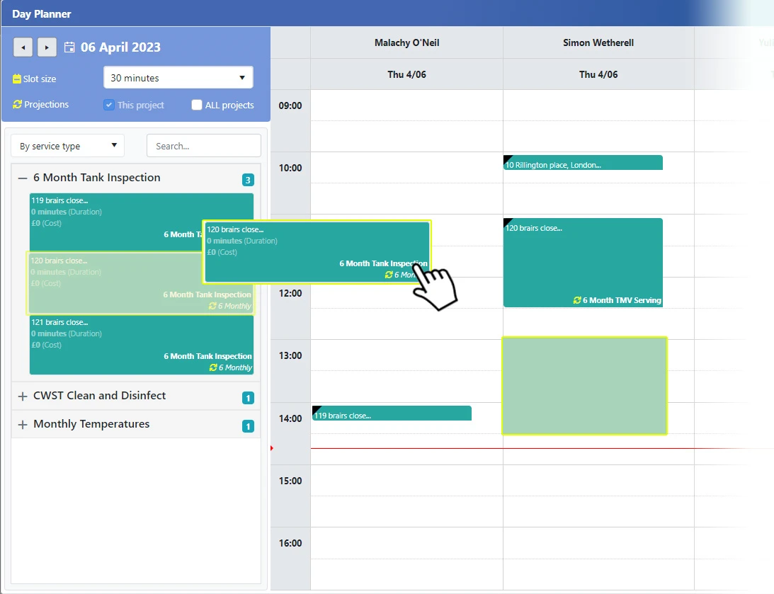 Reinspection Data Selection