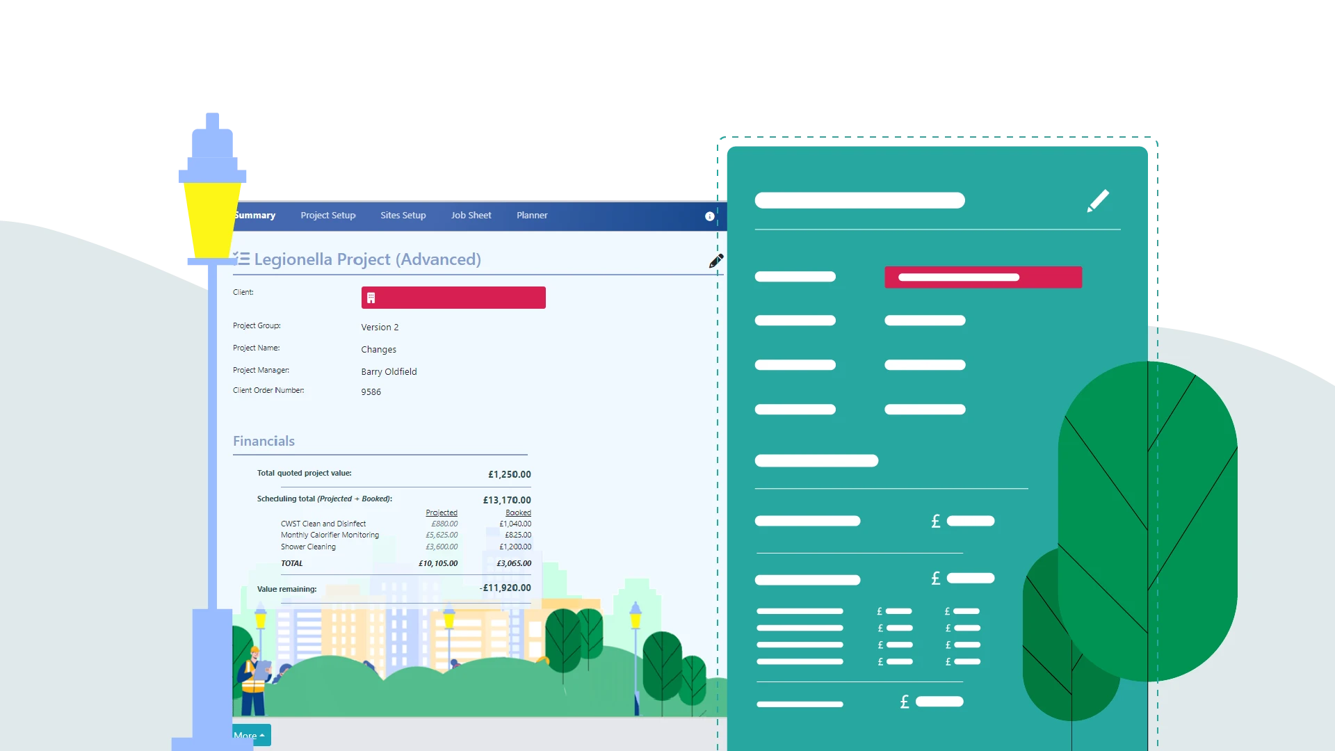 Image showing comapnion app and person walking on phone